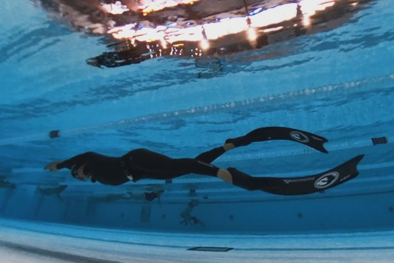 pool freediving training