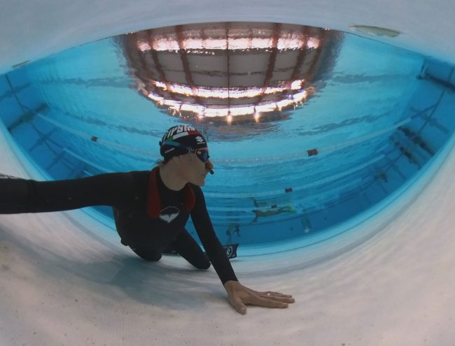 pool training pool freediving