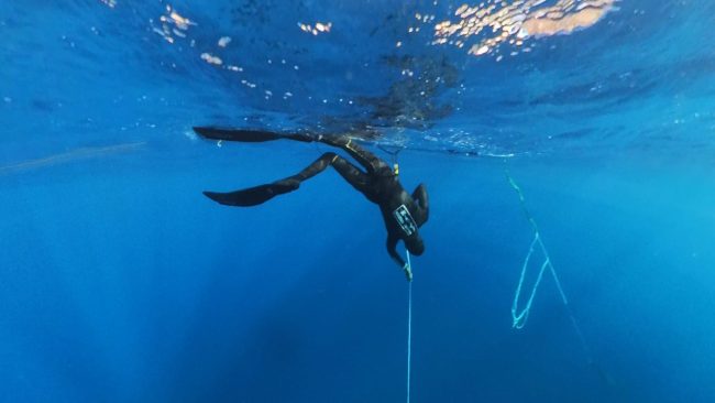 free immersion start breathe-up freediving