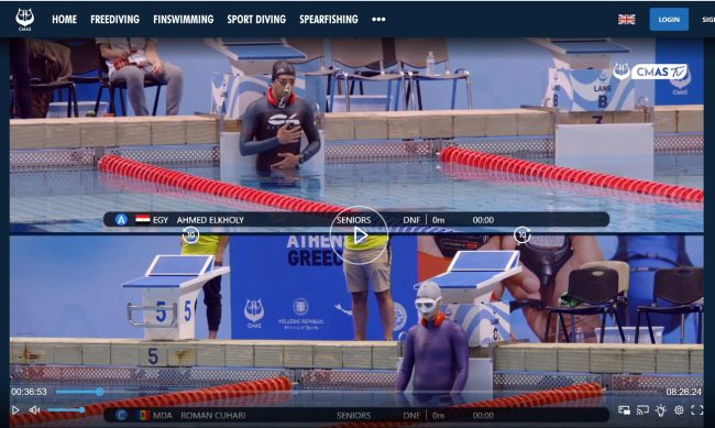 freediving competition streaming